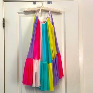 Halabaloo Neon Soft Mesh Swing Dress
